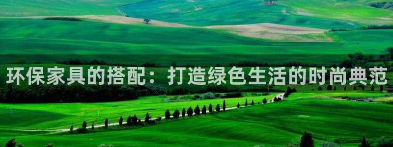杏宇登录测速：环保家具的搭配：打造绿色生活的时尚典范