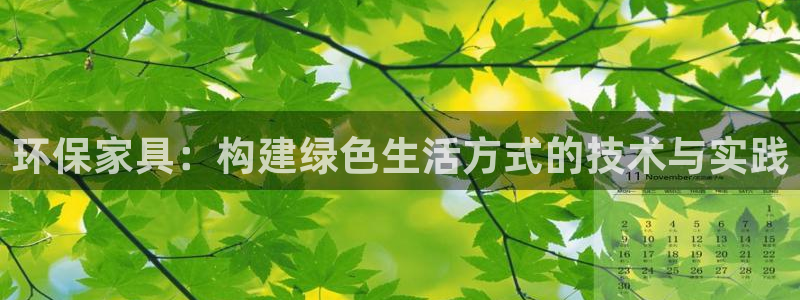 杏宇平台代理注册多少钱一年：环保家具：构建绿色生活方式的技术